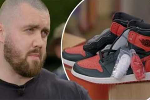 Antiques Roadshow fans are left confused by a sneaker collector who brings a pair of Nike Air Jordan