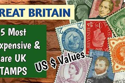 Most Expensive UK Stamps Values | 95 Great Britain Rare & Valuable Stamps | British Stamps