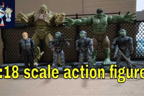 Hasbro The Incredible Hulk movie 1:18 scale action figures. Not so easy to find, but nice figures.