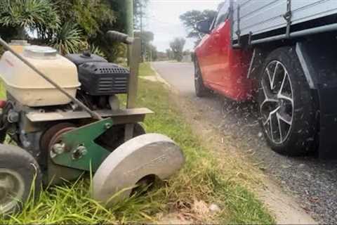 How a Chief Grass-Cutter tackles an Overgrown Lawn & Mulching job