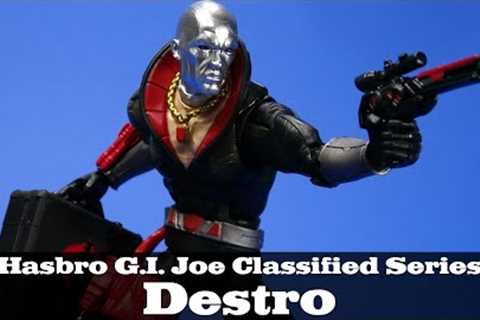 G.I. Joe Destro Hasbro Classified Series Action Figure Review