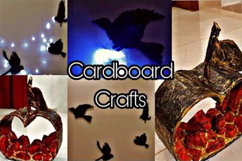 DIY Cardboard Craft Ideas || Recycling Cardboard|| How to make: #crafts #howto #diy