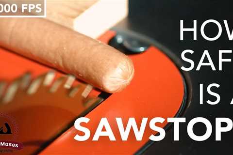 How Safe is a Sawstop Saw? - Never Before Seen 19,000 FPS HD Slow-Mo Video - Woodworking Learn