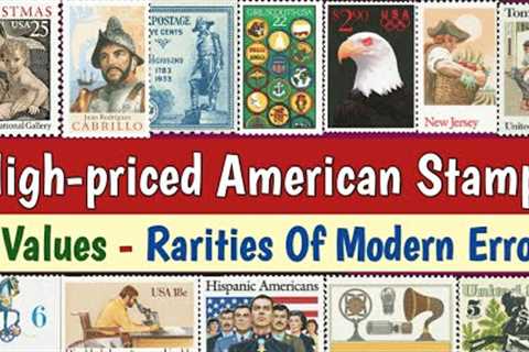 High-priced USA Modern Errors Stamps Evaluation | Philatelic Information