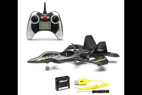 Top Race® F22 Fighter Jet 4 Channel Rc Remote Control Quad Copter RTF