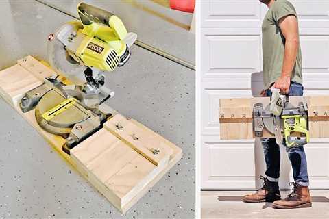 Miter Saw - DIY Portable Miter Saw Stand / Station | Shop Projects