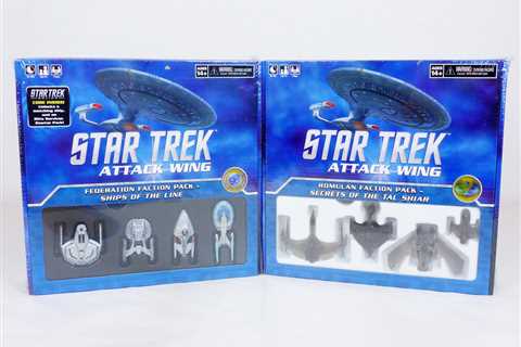 @WizKidsGames #StarTrek Attack Wing Federation Ships of the Line and Romulan Secrets of the Tal..