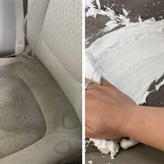 How To Clean Car Seats With Shaving Cream? – Works Like Magic!