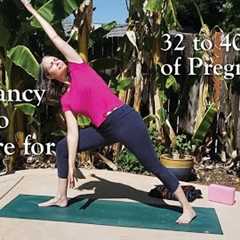 Yoga for Pregnancy - 32 to 40 Weeks - Preparing for Labor