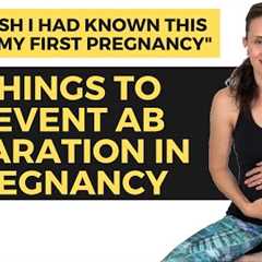 How To Prevent Abdominal Muscle Separation During Pregnancy
