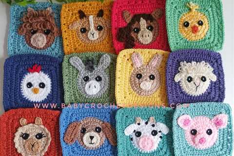 Fantastic Farmyard Granny Squares Make Cushions, Sweaters, Blankies and More …