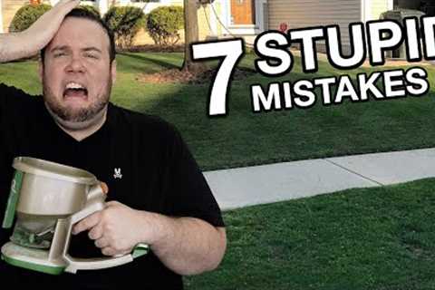 DON’T make these 7 STUPID Mistakes when OVERSEEDING your LAWN