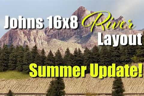 Johns Trains HO Scale River Layout Summer Update!