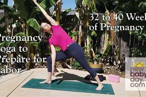 Yoga for Pregnancy - 32 to 40 Weeks - Preparing for Labor