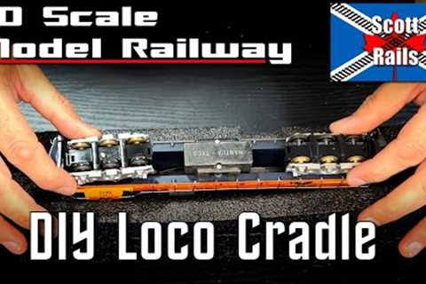 Make A Simple Loco Cradle For Your Model Trains From Packaging Material