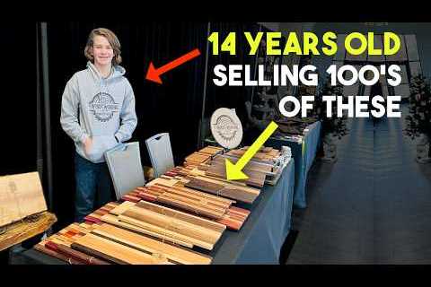 14-Year-Old Woodworking Prodigy Selling Hundreds of Projects!