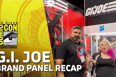 Hasbro Pulse | San Diego Comic Con 2023 | G.I. Joe Classified Series Brand Panel Recap