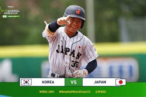 HIGHLIGHTS – Korea vs. Japan – WBSC U-12 Baseball World Cup