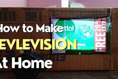 How to make LED TV at home Using Cardboard - Making Cardboard TV - TV Making