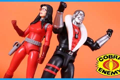 SDCC 2023 Super7 Ultimates! G.I. JOE RED JACKAL & REDNOK (DESTRO & BARONESS) Action Figure..