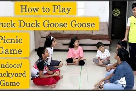 Duck Duck Goose Game | Indoor game for kids | picnic game for kids | backyard game |Fun game at Home