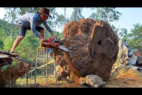 Amazing Extremely Large Woodworking Project You’ve Never Seen // Giant Table Product Finished!