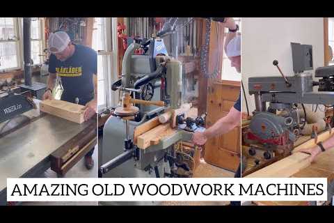 Amazing old woodwork machinery