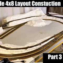 Building a 4x8 HO Train Layout Part 3 - Model Railroad Construction & More!