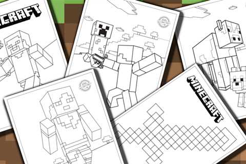 Free Printable Minecraft Coloring Pages for Kids