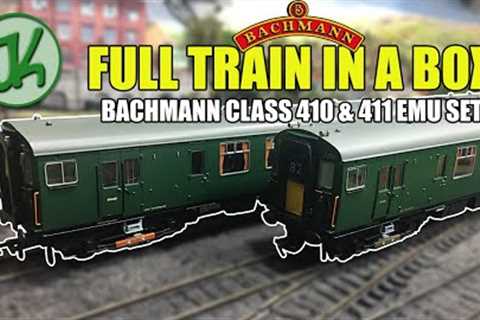 Bargain Full Train In A Box? Bachmann 4BEP & 4CEP 410 & 411 EMU in BR SR Green - Unboxing..