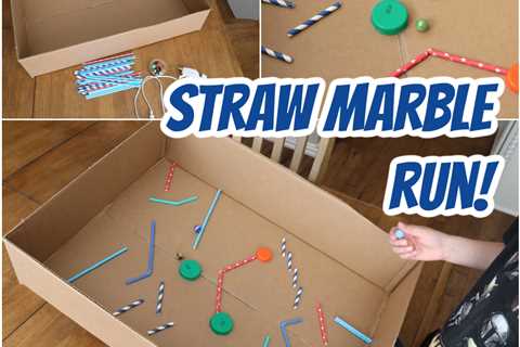 Build a Marble Run with Straws