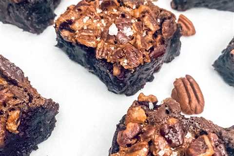 Whiskey-Spiked Pecan Pie Brownies