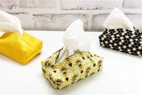 WeAllSew Tutorial: How to Make a Tissue Case with a Serger