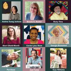 Textile Talks: Quilt Alliance's Anniversary Block of the Month - Meet The Designers!