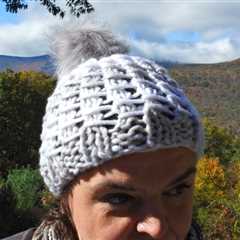 Easy Loose-Knit Slip Stitch Beanie Pattern For Knitters – Less Than One Hour To Make!