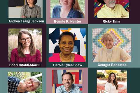 Textile Talks: Quilt Alliance's Anniversary Block of the Month - Meet The Designers!