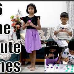 6 One Minute Games | Indoor Games to play at home | Party Games for Kids | Birthday games for party