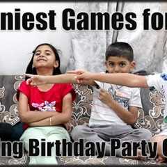 5 Funny games for party | Indoor games for kids to play at home | Birthday Party games for kids