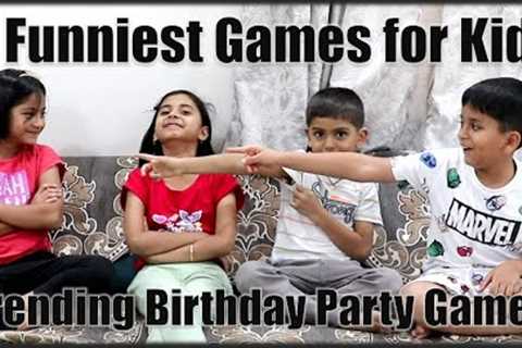 5 Funny games for party | Indoor games for kids to play at home | Birthday Party games for kids