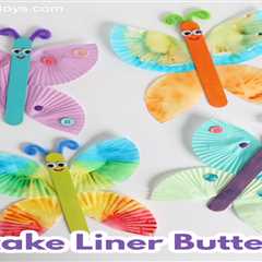 Cupcake Liner Butterfly Craft