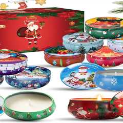 Xuxinsheng Christmas Scented Candle Set - Premium Soy Wax Aromatherapy Gift for Women