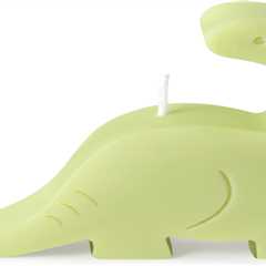 Adval9Vram Dinosaur Scented Candles Gift - Eco-Friendly Pine Scent Yoga Candles