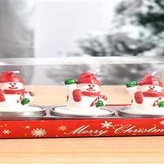 Soy Candles Scented Candle Set - Perfect Christmas Decor & Home Votive Gifts