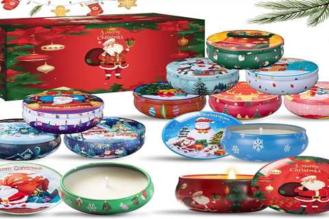 Xuxinsheng Christmas Scented Candle Set - Premium Soy Wax Aromatherapy Gift for Women