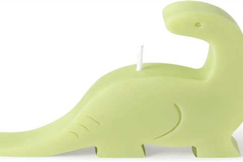 Adval9Vram Dinosaur Scented Candles Gift - Eco-Friendly Pine Scent Yoga Candles