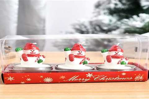 Soy Candles Scented Candle Set - Perfect Christmas Decor & Home Votive Gifts